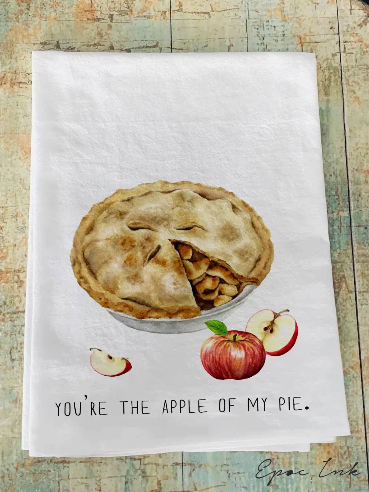 Apple Fall flour sack towel