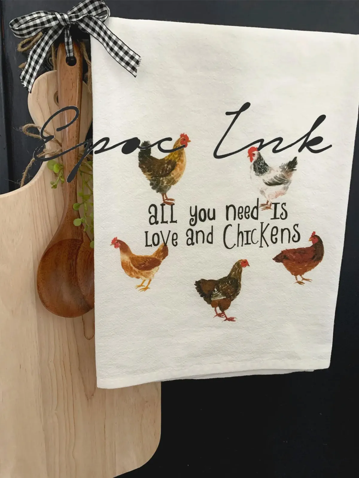 Chicken flour sack towel